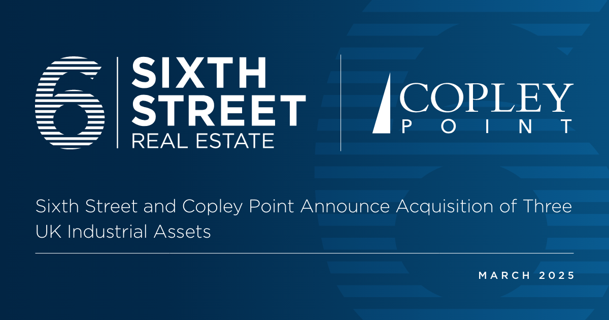 Sixth Street Expands UK Logistics Portfolio with New Acquisition