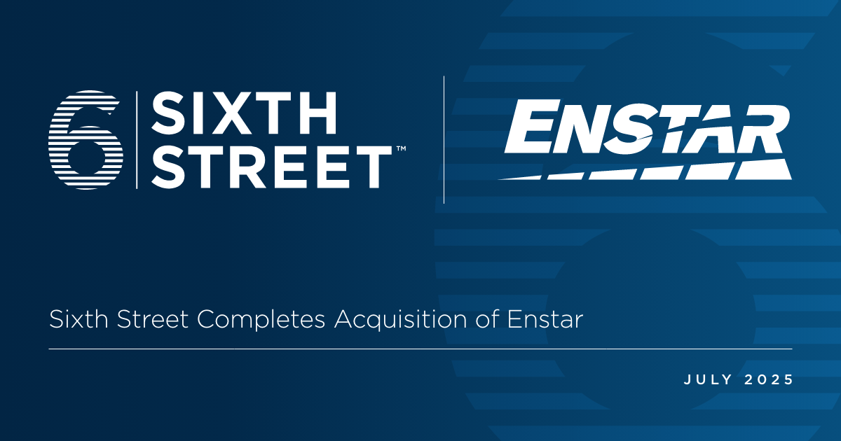 Enstar Completes Transition to Private Ownership under Sixth Street for $5.1 Billion