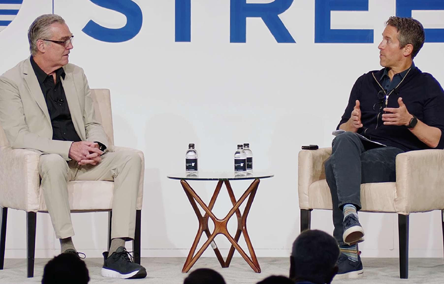 Alan Waxman and RC Buford, CEO of Spurs, at Sixth Street’s 2025 Offsi