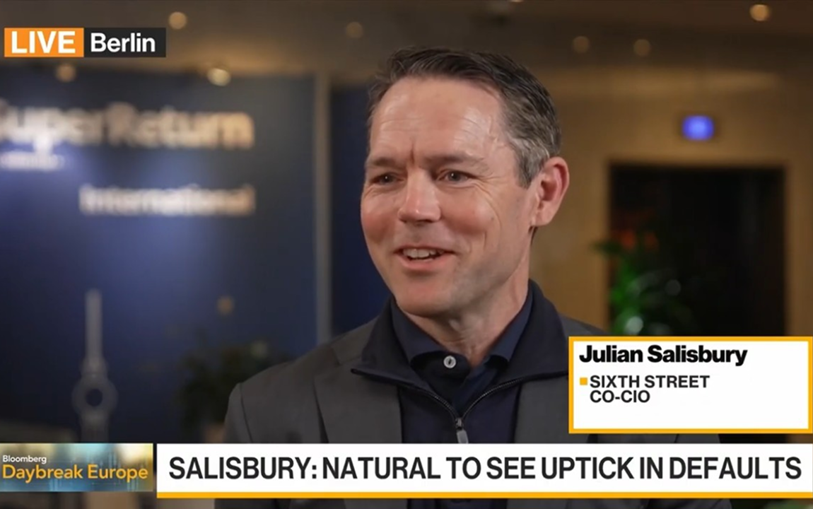 A thumbnail image for Sixth Street Co-President and Co-CIO Julian Salisbury on Bloomberg TV interview