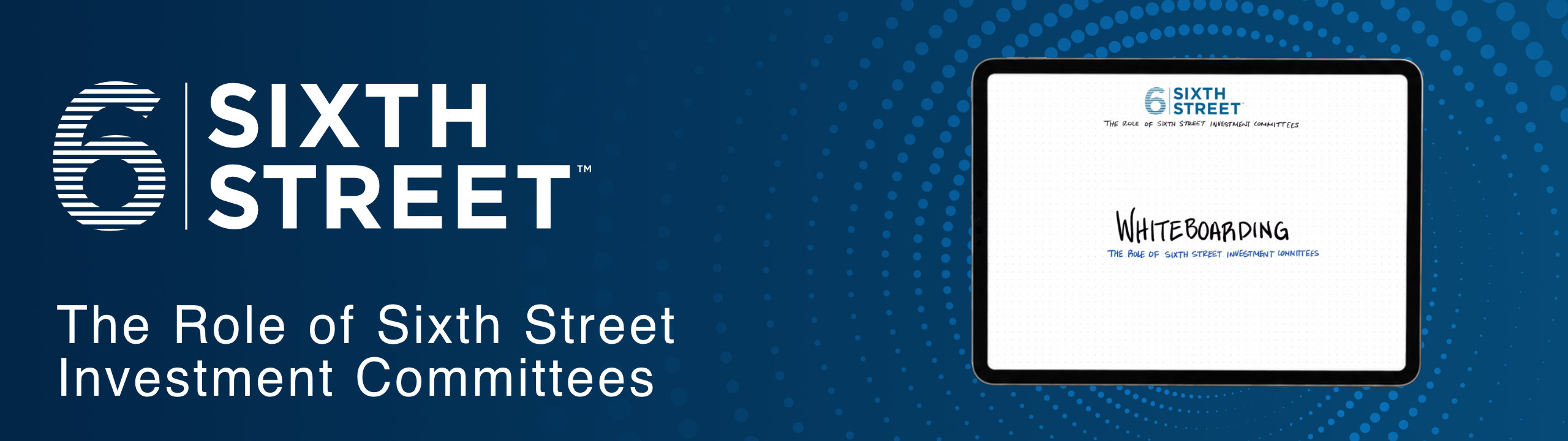 The Role of Sixth Street Investment Committees